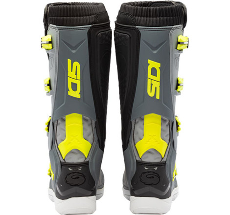 Bottes SIDI Xpower SC Pointure 50 - gris/jaune fluo