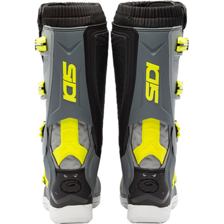 Bottes SIDI Xpower SC Pointure 50 - gris/jaune fluo