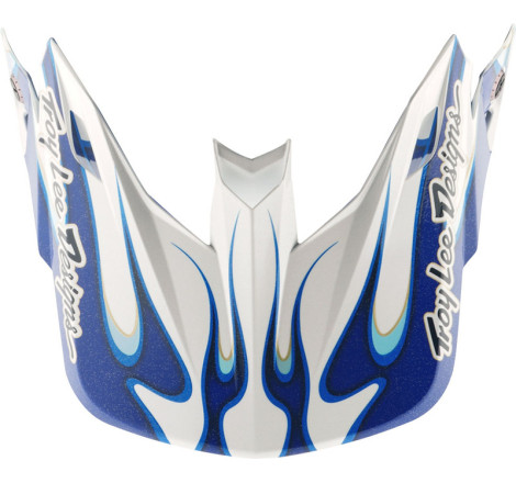 Visière TROY LEE DESIGNS SE5 Composite Torched - bleu