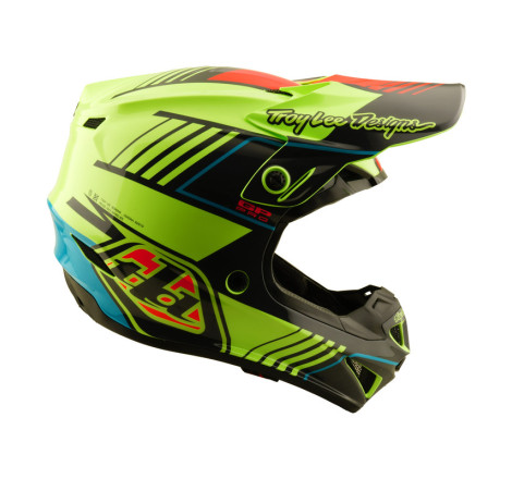 Casque enfant TROY LEE DESIGNS GP Pro Segment Taille YM - jaune