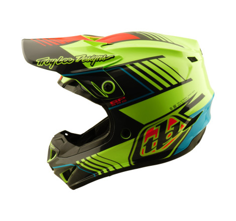 Casque enfant TROY LEE DESIGNS GP Pro Segment Taille YL - jaune
