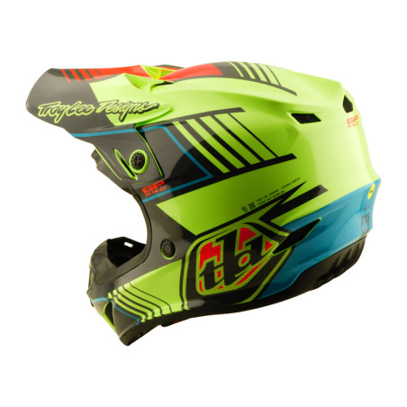 Casque enfant TROY LEE DESIGNS GP Pro Segment Taille YL - jaune