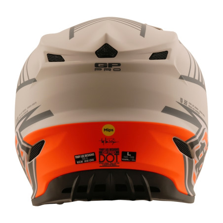 Casque TROY LEE DESIGNS GP Pro Segment Taille M - Taupe