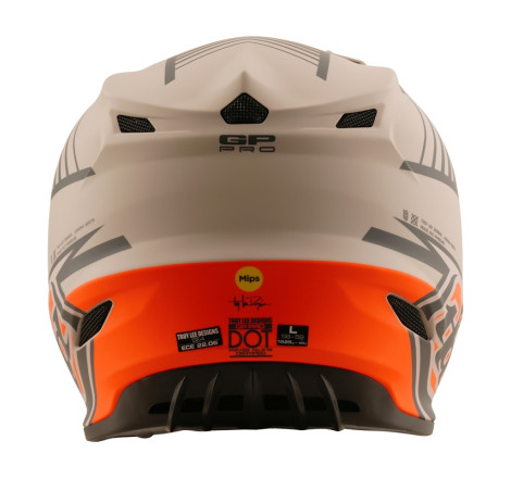 Casque TROY LEE DESIGNS GP Pro Segment Taille XS - Taupe