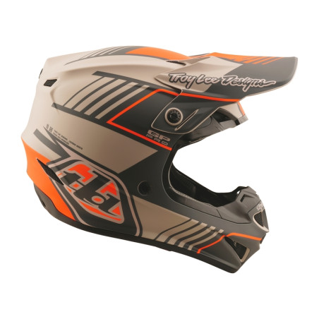 Casque TROY LEE DESIGNS GP Pro Segment Taille L - Taupe