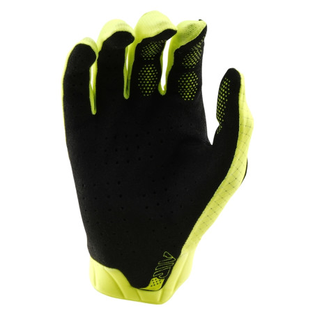 Gants enfant TROY LEE DESIGNS Air Taille YXL - Mono jaune fluo