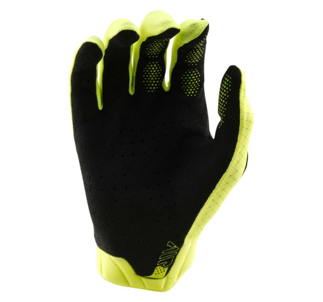 Gants enfant TROY LEE DESIGNS Air Taille YXS - Mono jaune fluo