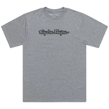 T-Shirt TROY LEE DESIGNS Signature - Gray Heather
