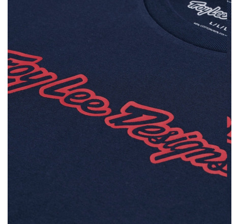 T-Shirt TROY LEE DESIGNS Signature - Navy