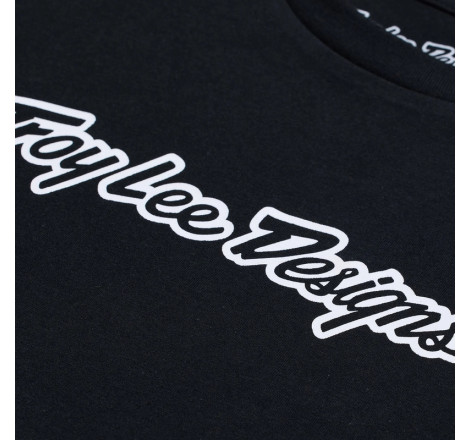 T-Shirt TROY LEE DESIGNS Signature - noir