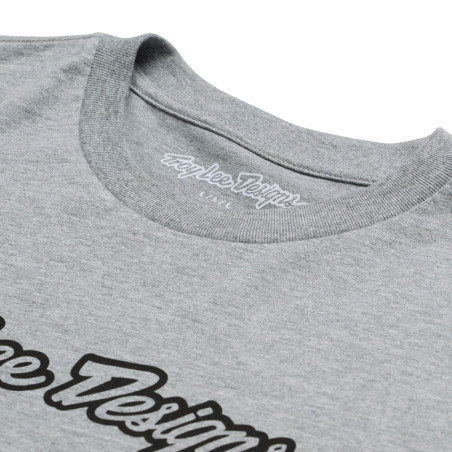 T-Shirt TROY LEE DESIGNS Signature - Gray Heather