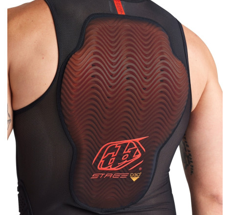 Gilet de protection sans manche TROY LEE DESIGNS Stage Ghost D3O