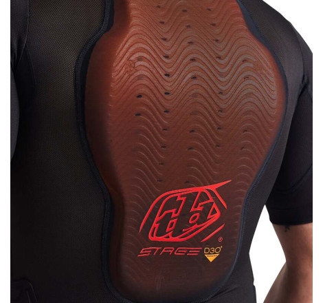 Gilet de protection TROY LEE DESIGNS Stage Ghost D3O - manches courtes