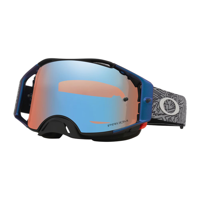 Masque OAKLEY Airbrake MX Grey Strike – Écran Prizm™ MX Sapphire Iridium