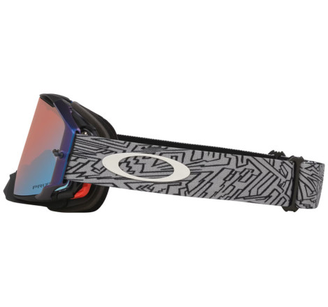 Masque OAKLEY Airbrake MX Grey Strike – Écran Prizm™ MX Sapphire Iridium