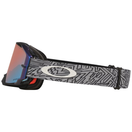 Masque OAKLEY Airbrake MX Grey Strike – Écran Prizm™ MX Sapphire Iridium