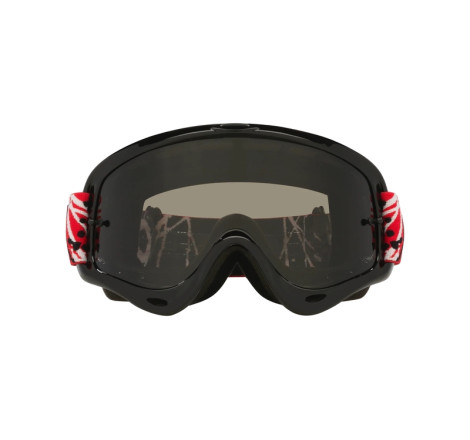 Masque OAKLEY O-Frame MX Heritage Red Eddie – écran gris foncé