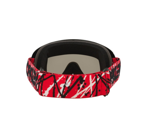 Masque OAKLEY O-Frame MX Heritage Red Eddie – écran gris foncé