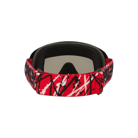 Masque OAKLEY O-Frame MX Heritage Red Eddie – écran gris foncé