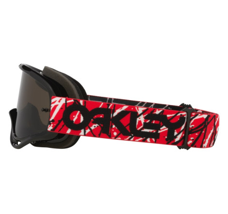 Masque OAKLEY O-Frame MX Heritage Red Eddie – écran gris foncé