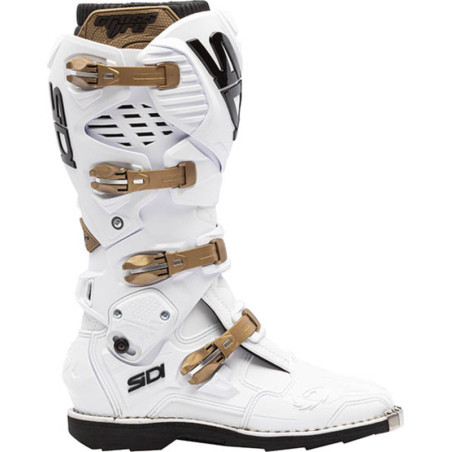 Bottes SIDI Crossfire 3 Pointure 42 - blanc/bronze