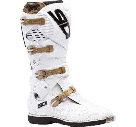 Bottes SIDI Crossfire 3 Pointure 45 - blanc/bronze