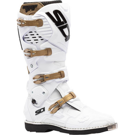 Bottes SIDI Crossfire 3 Pointure 45 - blanc/bronze
