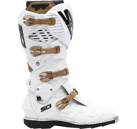 Bottes SIDI Crossfire 3 Pointure 43 - blanc/bronze