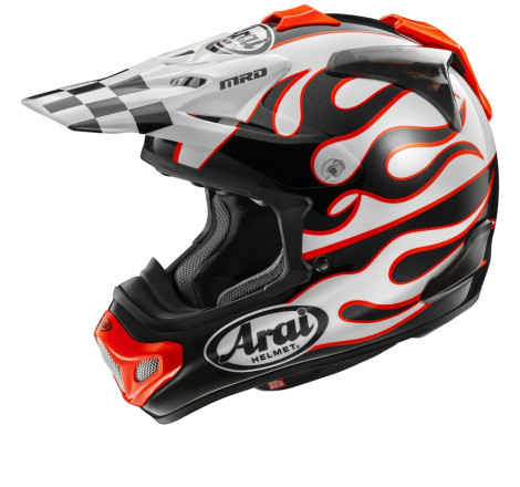 Casque ARAI MX-V EVO - Flame White taille S