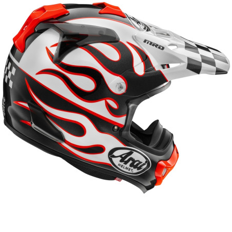 Casque ARAI MX-V EVO - Flame White taille S