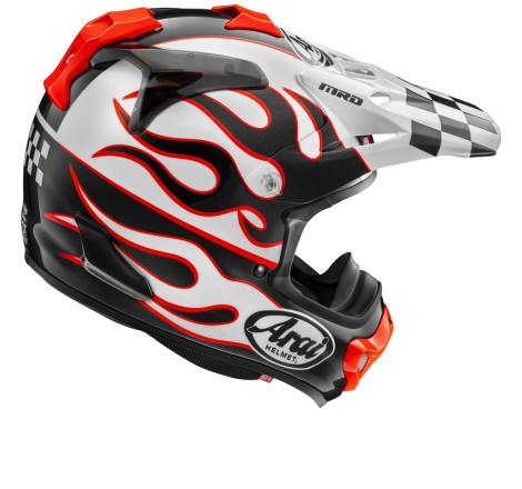 Casque ARAI MX-V EVO - Flame White taille M