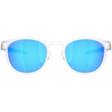 Lunettes de soleil OAKLEY Latch Matte Clear - verres Prizm Sapphire