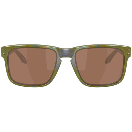 Lunettes de soleil OAKLEY Holbrook Polarized Fern Spacedust - verres Prizm Tungsten Polarized