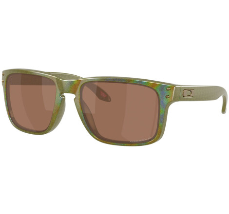 Lunettes de soleil OAKLEY Holbrook Polarized Fern Spacedust - verres Prizm Tungsten Polarized
