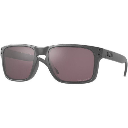 Lunettes de soleil OAKLEY Holbrook Polarized Steel - verres Prizm Daily Polarized
