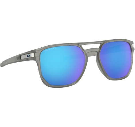 Lunettes de soleil OAKLEY Latch Beta Matte Grey Ink - verres Prizm Sapphire Iridium Polarized