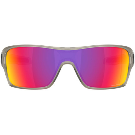 Lunettes de soleil OAKLEY Turbine Rotor Matte Trans Grey Ink - verres Prizm Road