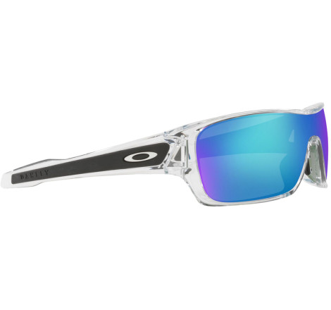 Lunettes de soleil OAKLEY Turbine Rotor Polished Clear - verres Prizm Sapphire