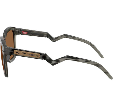 Lunettes de soleil OAKLEY HSTN SQ Grey Smoke - verres Prizm Bronze