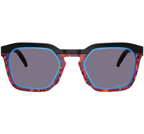 Lunettes de soleil OAKLEY HSTN SQ Polished Black - verres Prizm Sapphire Alt
