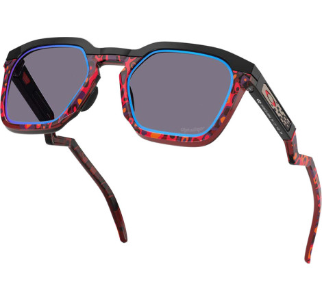 Lunettes de soleil OAKLEY HSTN SQ Polished Black - verres Prizm Sapphire Alt