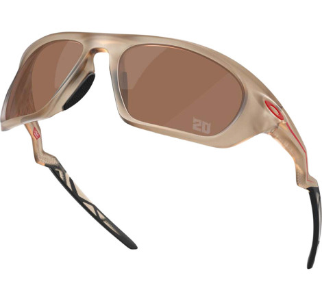 Lunettes de soleil OAKLEY Lateralis Matte Sepia - verres Prizm Tungsten