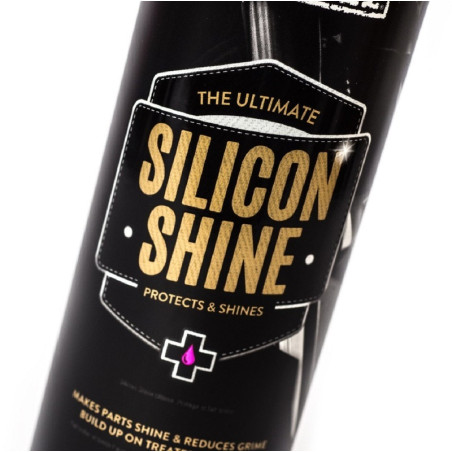 Spray de protection Muc-Off Motorcycle Silicon Shine 500ml x12 – Brillance, protection et finition premium moto