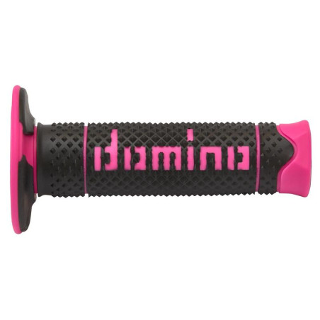 Revêtements Domino A260 Off-road Dual Compound grips noir/rose