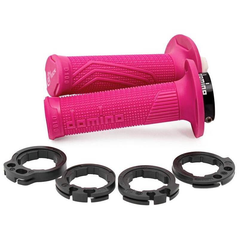 Revêtements Domino D-Lock grips 116mm rose
