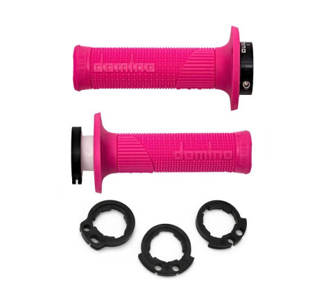 Revêtements Domino D-Lock grips 116mm rose