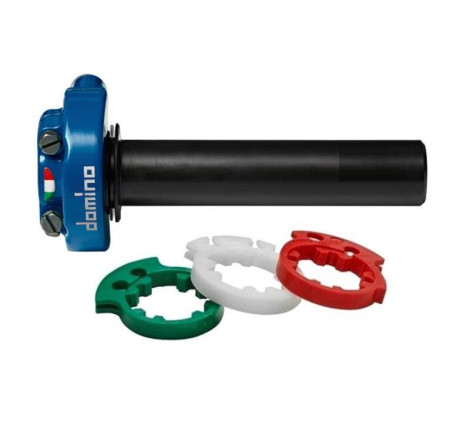Poignée de gaz courte DOMINO série Racing XM2 - bleu