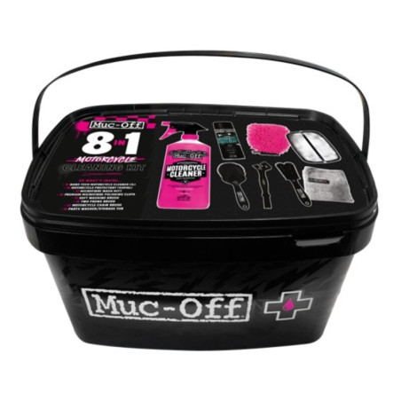 Kit de nettoyage moto 8 en 1 Muc-Off - entretien complet moto haute performance