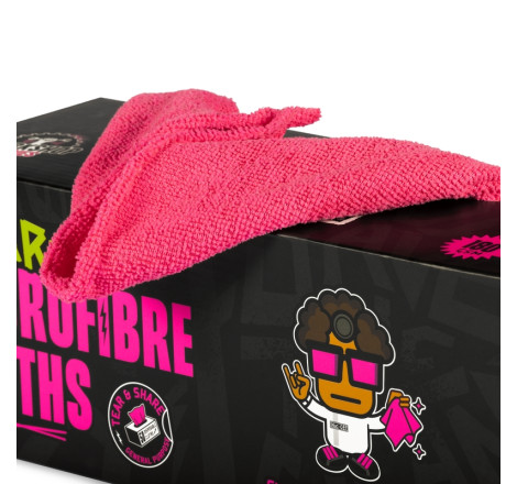 Lingettes microfibres Muc-Off Tear-Off - rouleau de 50 - nettoyage moto sans traces haute performance