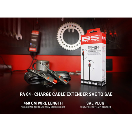 Rallonge de câble de charge BS Battery PA04 SAE vers SAE